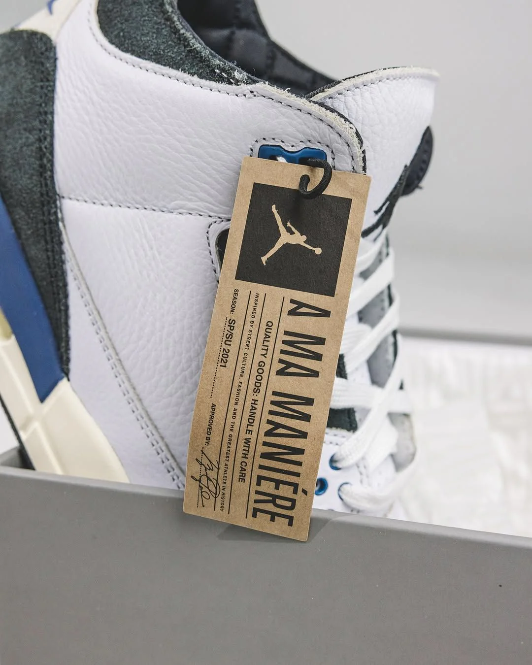 A Ma Maniére x Air Jordan 3 Diffused Blue - Image 5