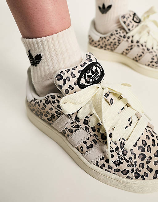 Adidas Campus 00s Cream Leopard - Image 3
