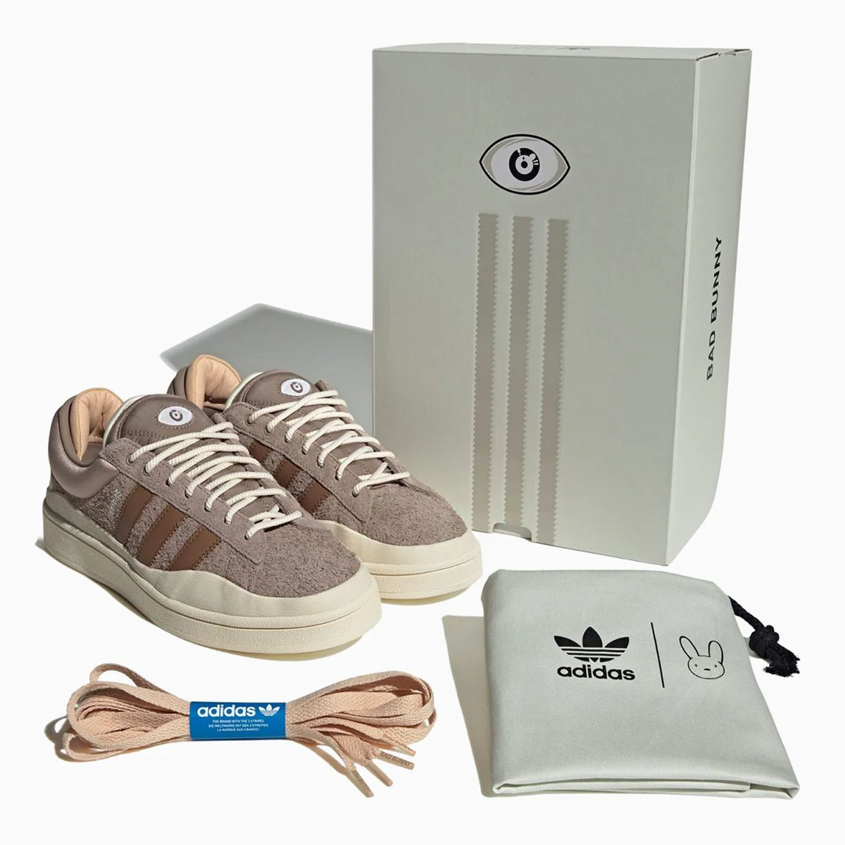 Adidas Campus Bad Bunny Brown - Image 4