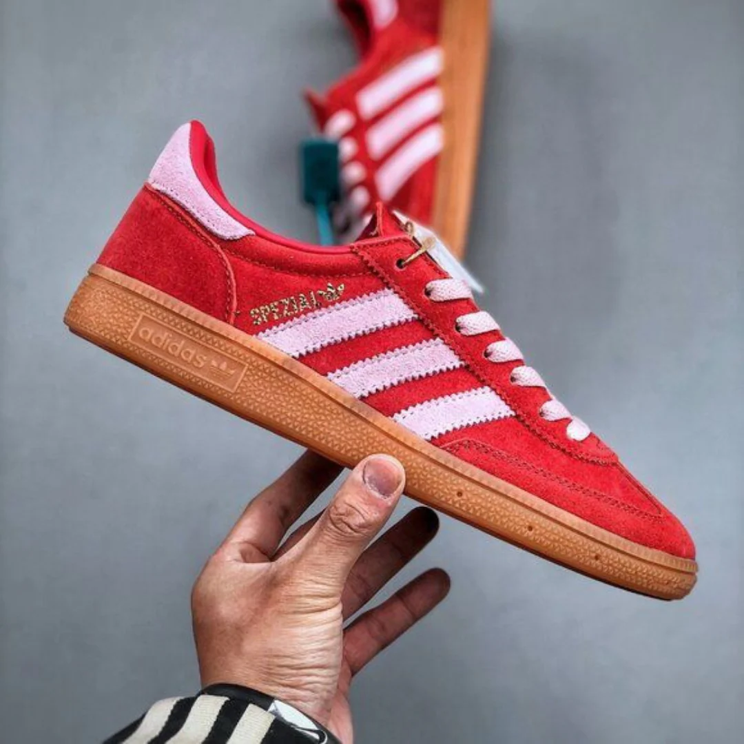 Adidas Handball Spezial Bright Red Clear Pink - Image 2