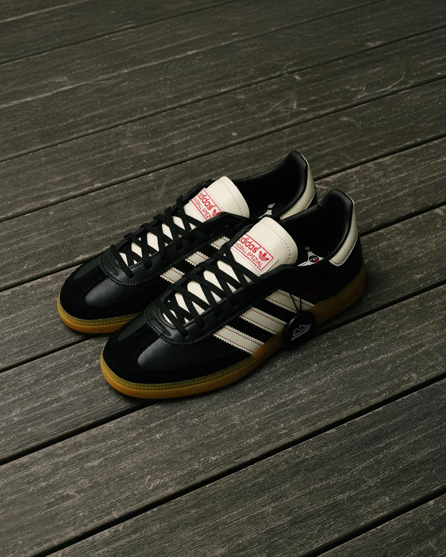 Adidas Handball Spezial Core Black Off White Red - Image 2