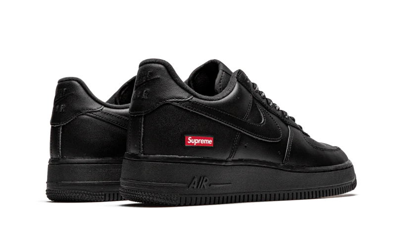 Nike Air Force 1 Low Black Supreme - Image 3