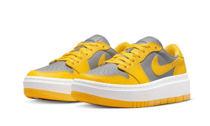 Air Jordan 1 Low Elevate Yellow Grey - Image 2