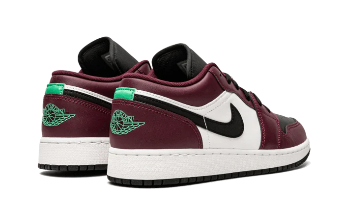Air Jordan 1 Low SE Dark Beetroot Black Roma Green - Image 3