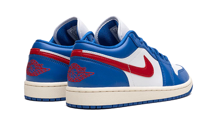 Air Jordan 1 Low Sport Blue Gym Red - Image 3