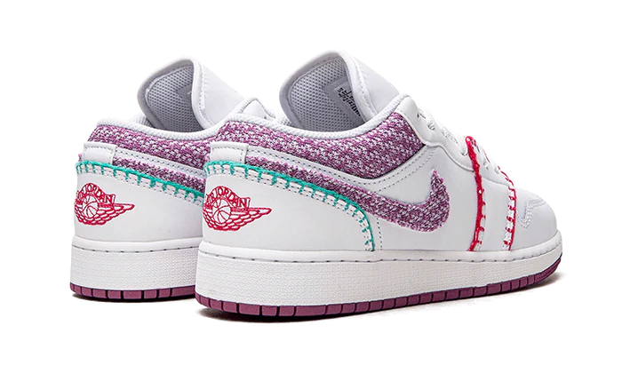 Air Jordan 1 Low White Light Bordeaux - Image 3