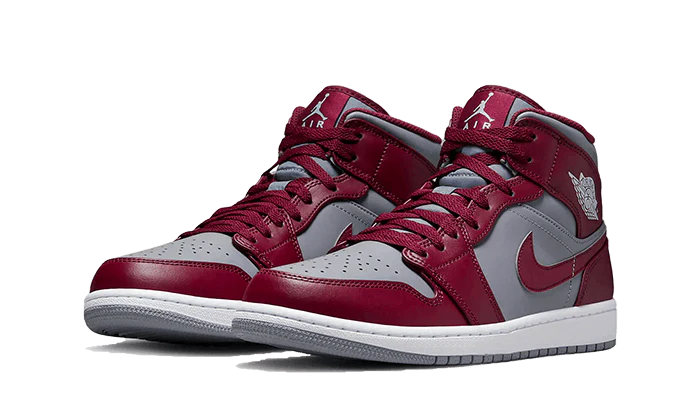 Air Jordan 1 Mid Cherrywood Red - Image 2