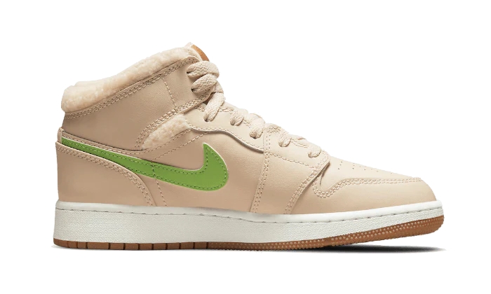 Air Jordan 1 Mid Fleece Pearl White - Image 3