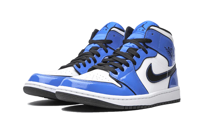 Air Jordan 1 Mid Signal Blue - Image 2