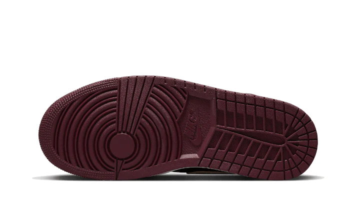 Air Jordan 1 Mid Split Beach Cherrywood Red - Image 3