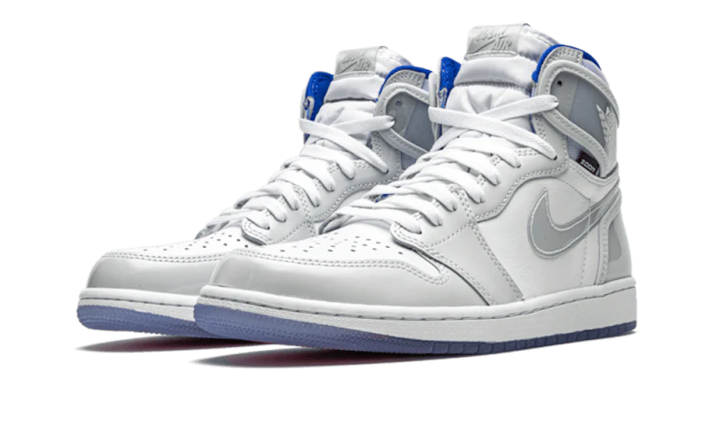 Air Jordan 1 Retro High Zoom White Racer Blue - Image 2