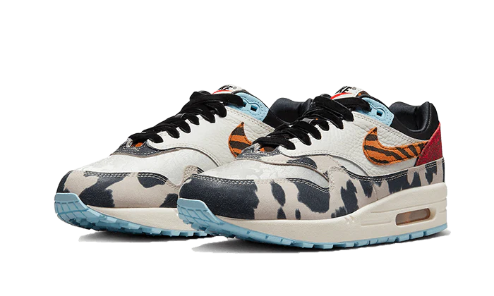 Nike Air Max 1 '87 Tiger Swoosh Cow Print - Image 3