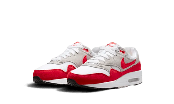 Nike Air Max 1 White University Red Enfant - Image 2