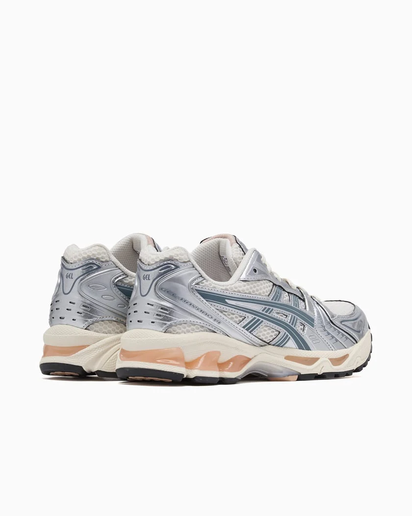 ASICS Gel-Kayano 14 Birch Pure Silver Teal Gold - Image 3