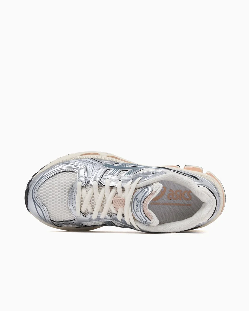 ASICS Gel-Kayano 14 Birch Pure Silver Teal Gold - Image 5