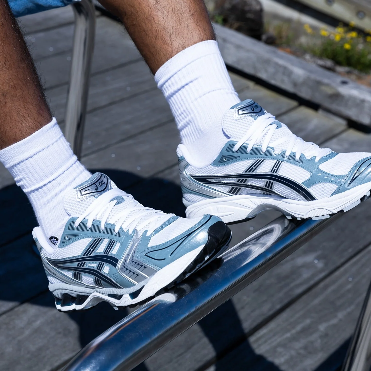 ASICS Gel-Kayano 14 White Fjord Grey - Image 2