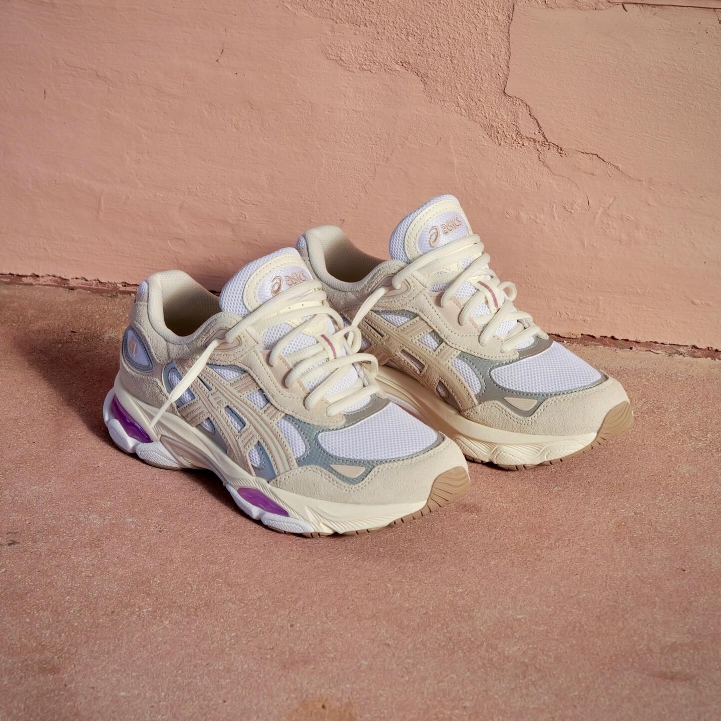 ASICS Gel-NYC 2.0 White Cream Purple - Image 2