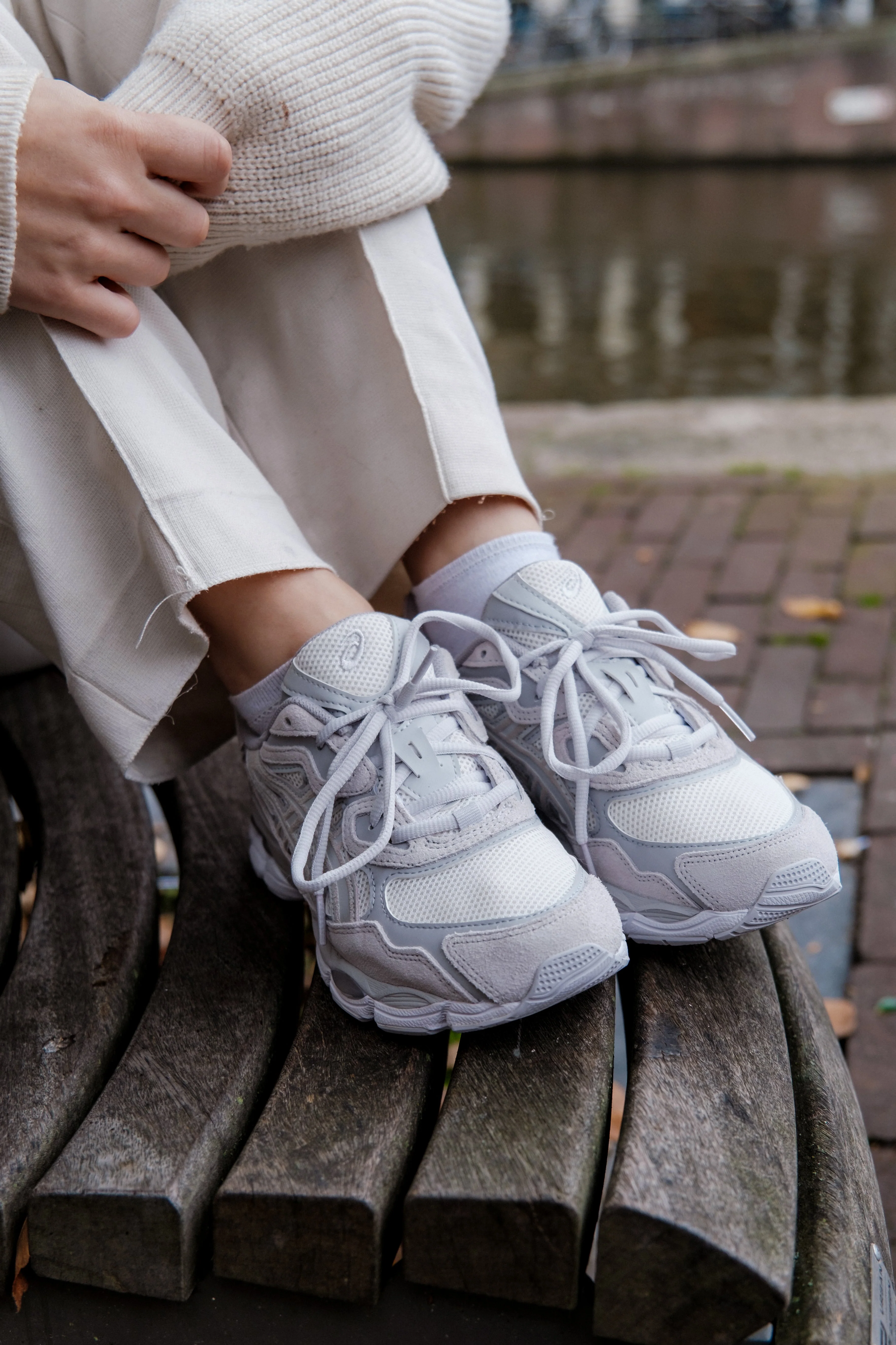ASICS Gel-NYC Cream Cloud Grey - Image 2