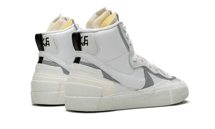 Nike Blazer Mid Sacai White Grey - Image 3