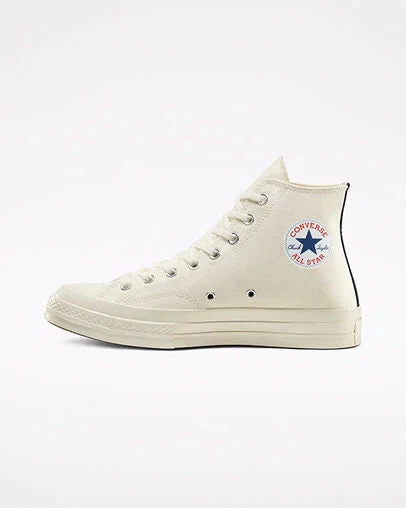 Converse Chuck Taylor All Star 70 Hi Comme des Garcons PLAY White - Image 4