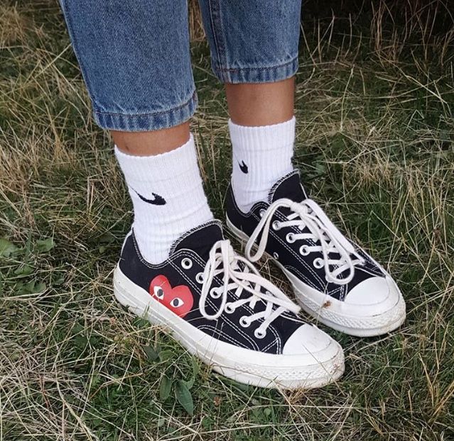 Converse Chuck Taylor All Star 70 Ox Comme des Garcons PLAY Black - Image 2