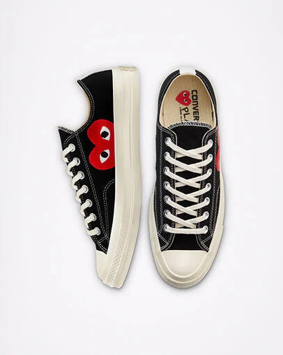 Converse Chuck Taylor All Star 70 Ox Comme des Garcons PLAY Black - Image 3