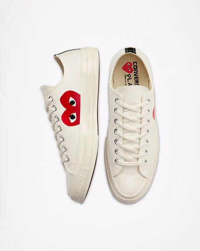 Converse Chuck Taylor All Star 70 Ox Comme des Garcons PLAY White - Image 3