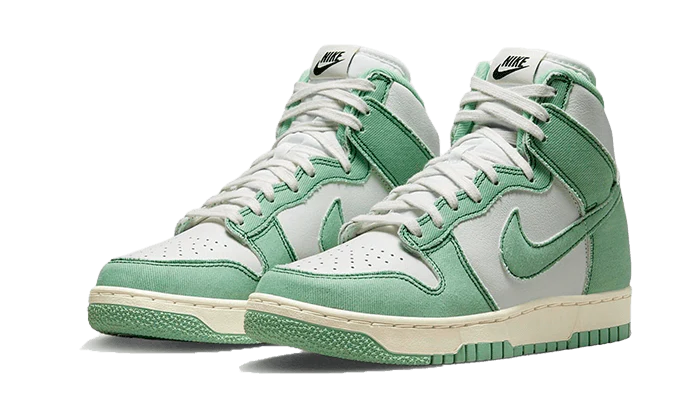 Nike Dunk High 1985 Enamel Green Denim - Image 2