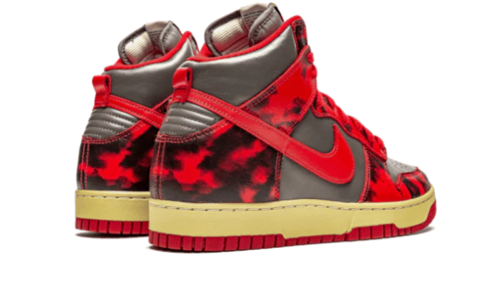 Nike Dunk High 1985 Red Acid Wash - Image 3