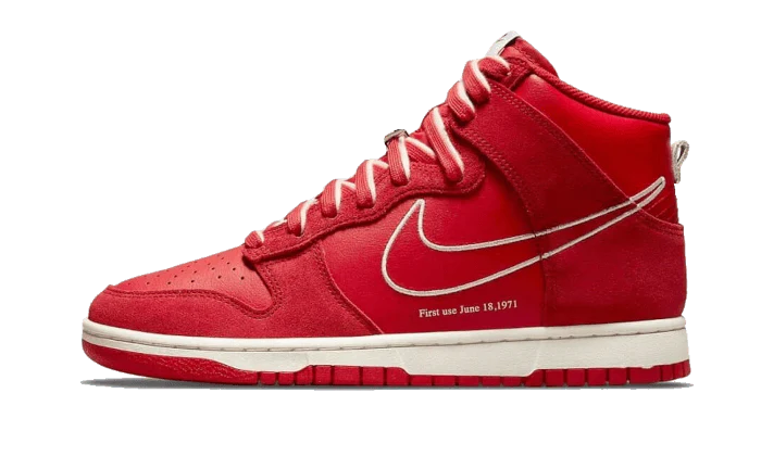 Nike Dunk High First Use University Red