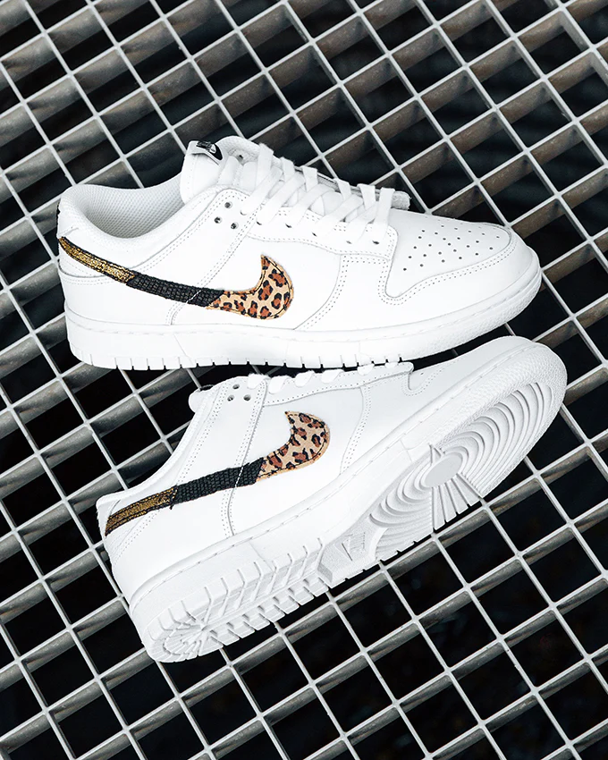 Nike Dunk Low Animal Print White - Image 2