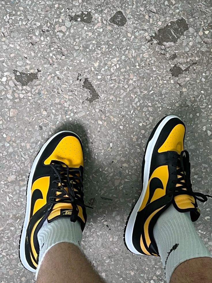 Nike Dunk Low Black University Gold - Image 3