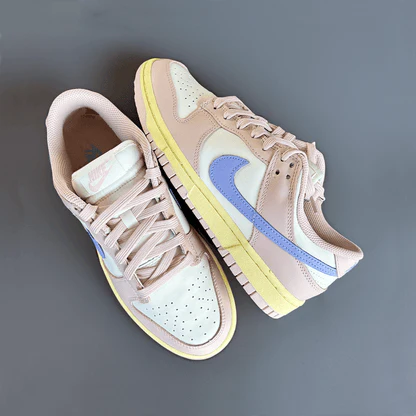 Nike Dunk Low Pink Oxford White - Image 2