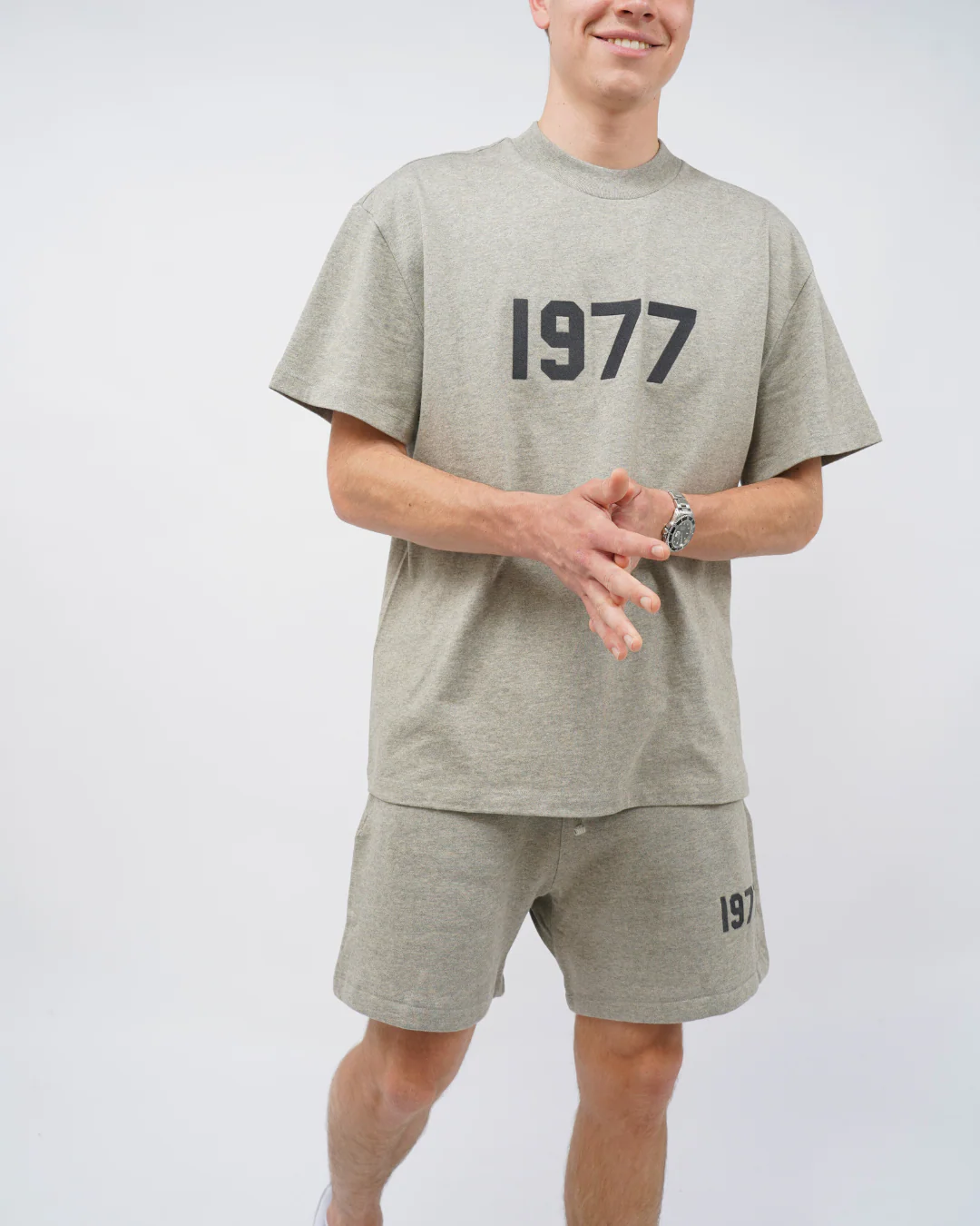 Fear of God Essentials 1977 Dark Oatmeal Summer Set - Image 8