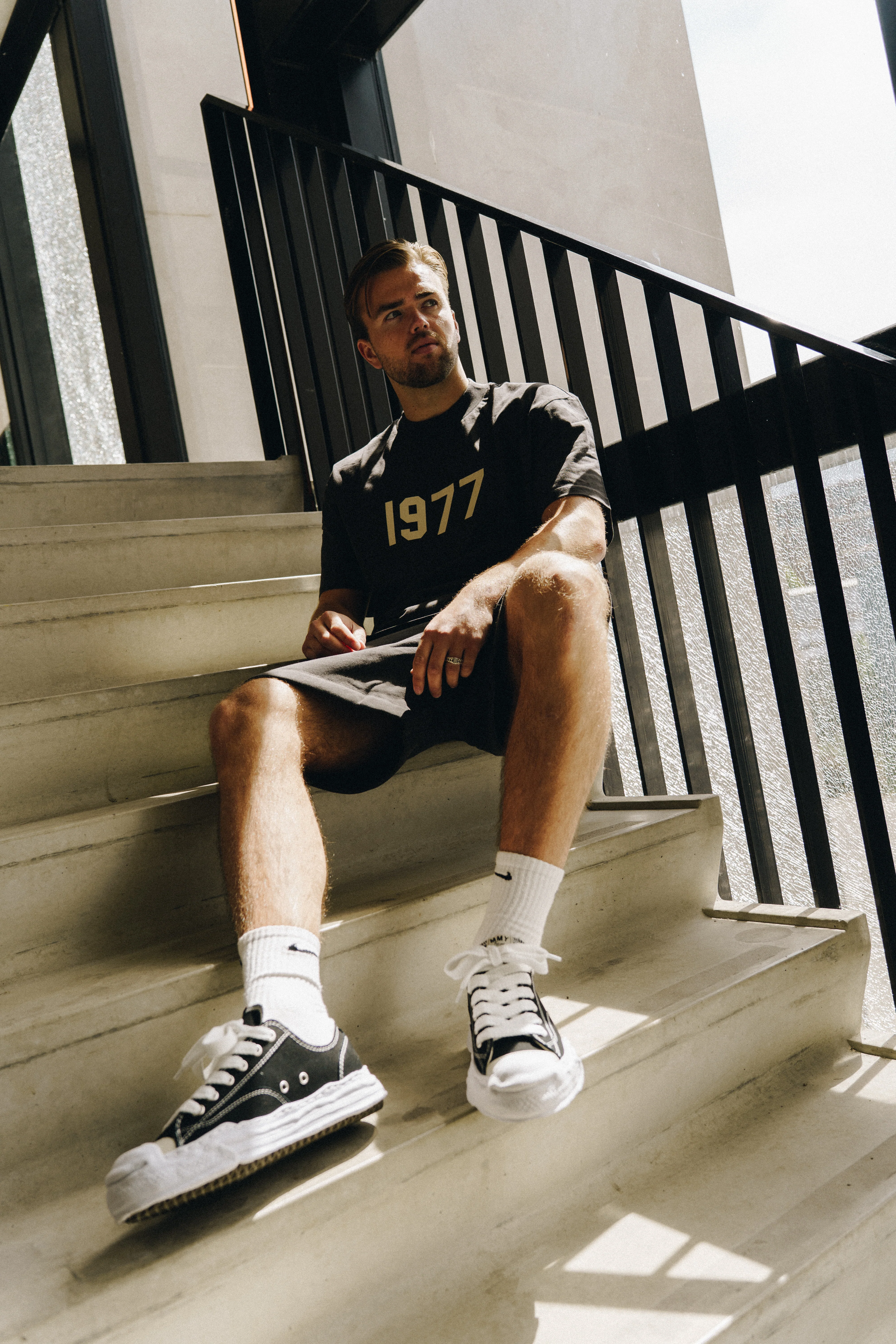 Fear of God Essentials 1977 Iron T-shirt - Image 2