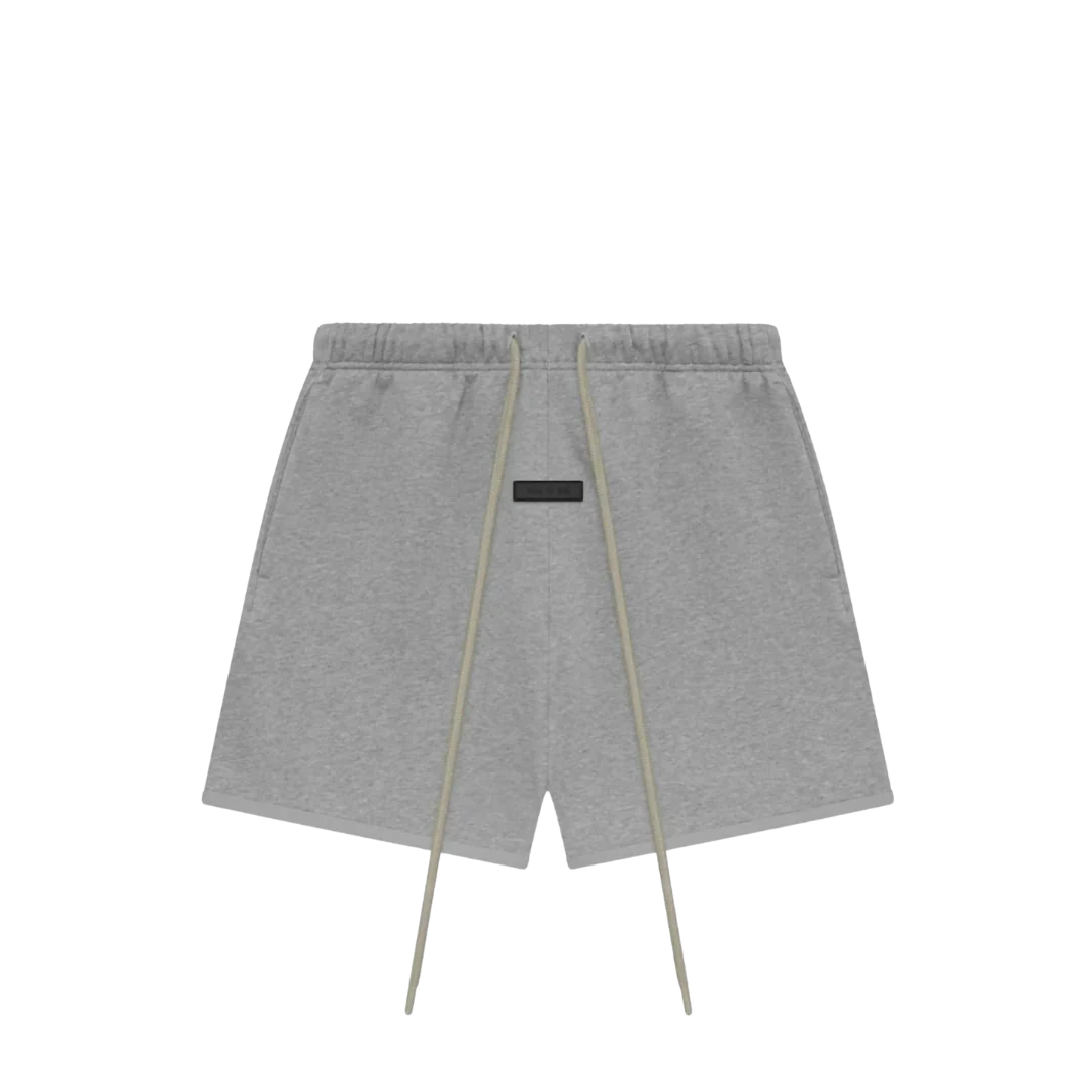Fear of God Essentials Dark Heather Oatmeal Korte Broek