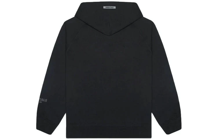 Fear of God Essentials FW20 Hoodie Applique Black - Image 2