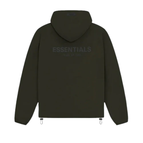 Fear of God Essentials SS23 Full Zip Jacket Off Black