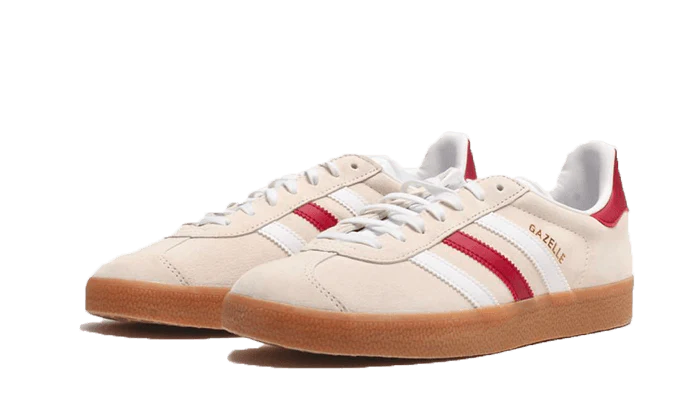 Adidas Gazelle Aluminum Collegiate Burgundy - Image 2