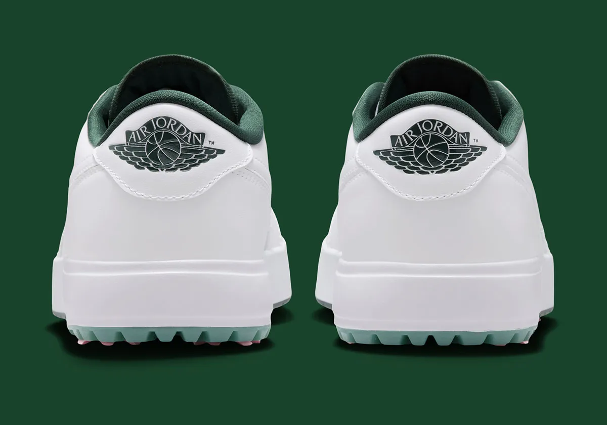 Jordan 1 Low Golf Spiked White Fir Elemental Pink - Image 3