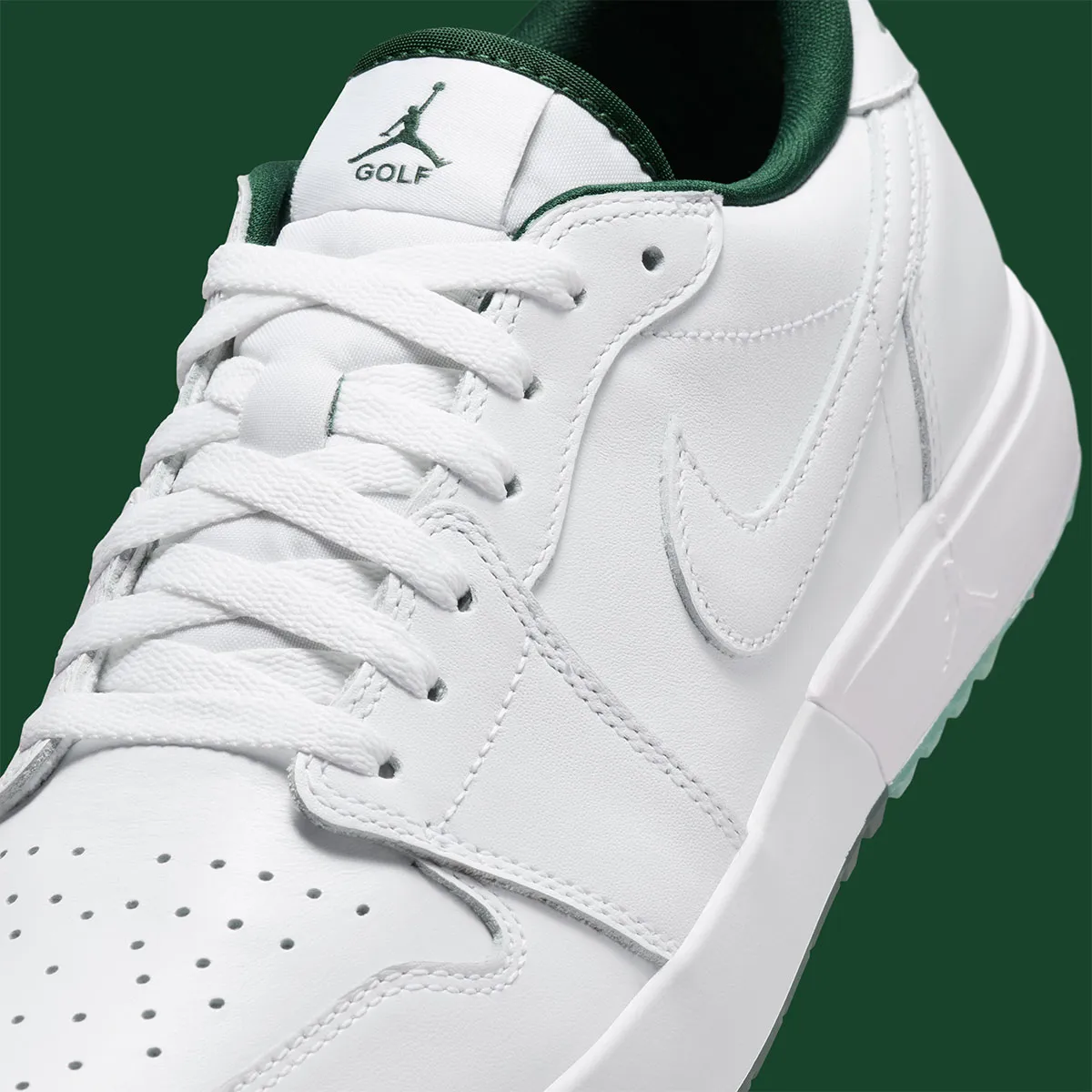 Jordan 1 Low Golf Spiked White Fir Elemental Pink - Image 4