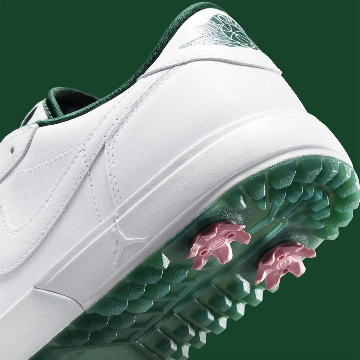Jordan 1 Low Golf Spiked White Fir Elemental Pink - Image 5