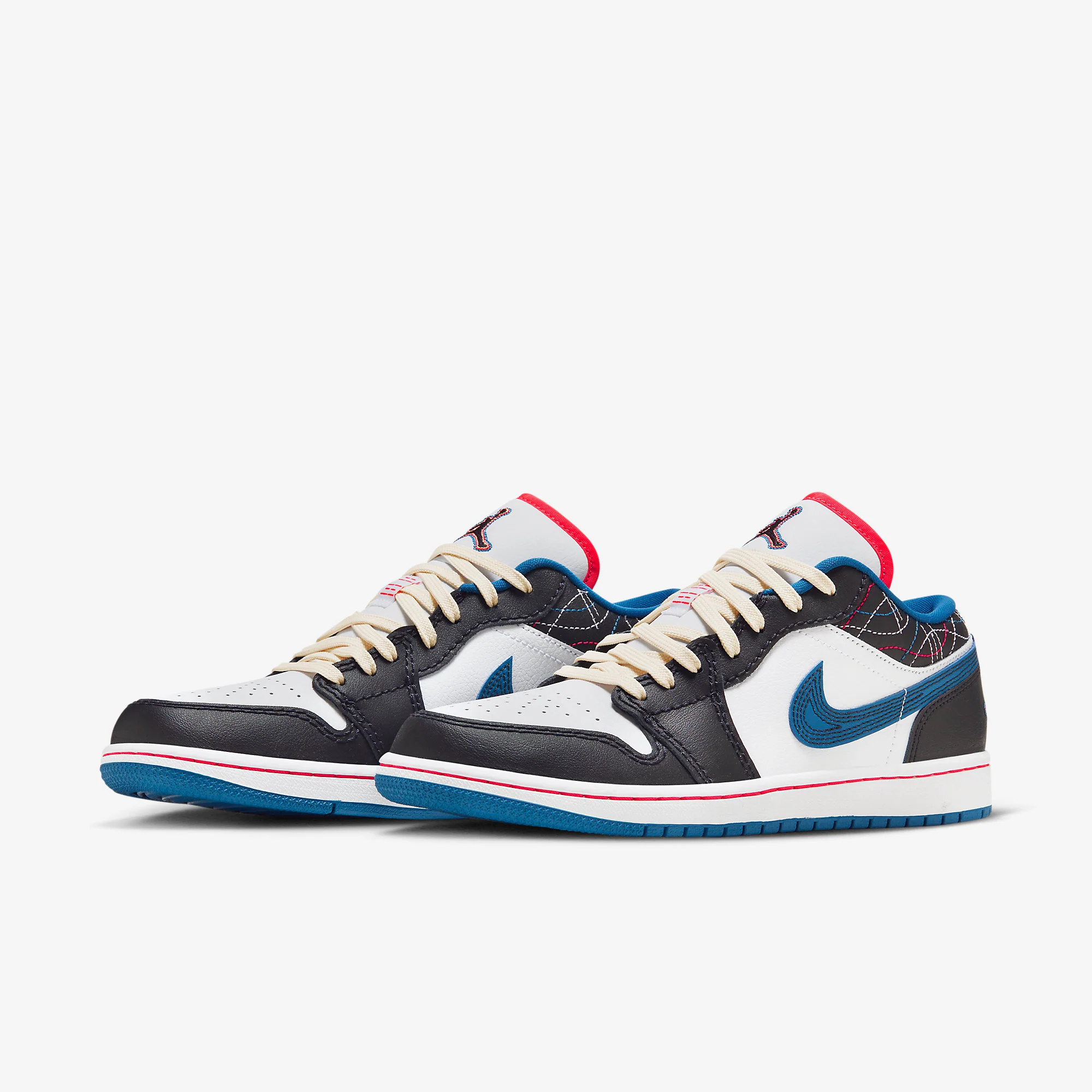 Jordan 1 Low SE Industrial Blue Sashiko - Image 4