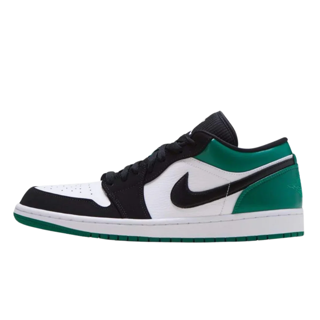 Jordan 1 Low White Black Mystic Green