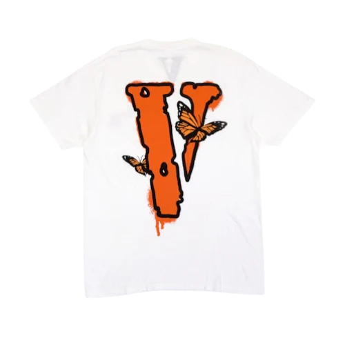 Juice Wrld x Vlone Butterfly T-shirt White