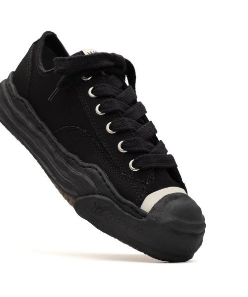 Maison Mihara Yasuhiro Hank OG Sole Canvas Low Black Black - Image 6