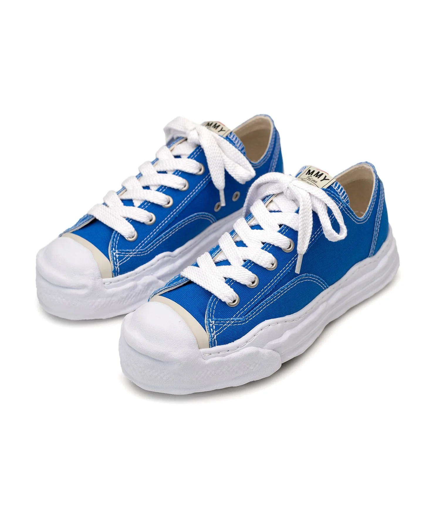 Maison Mihara Yasuhiro Hank OG Sole Canvas Low Clear Blue - Image 2