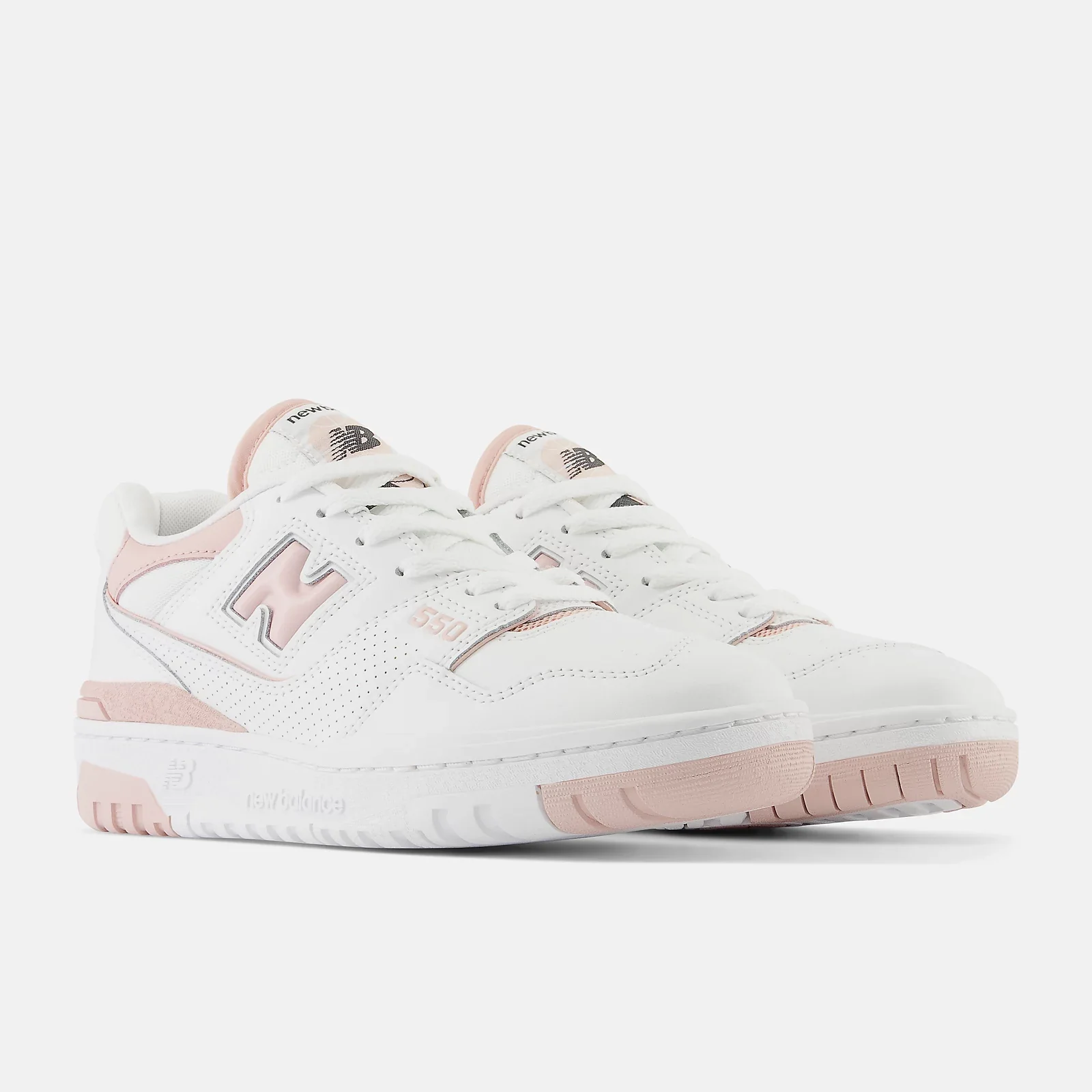 New Balance 550 White Pink Sand - Image 2