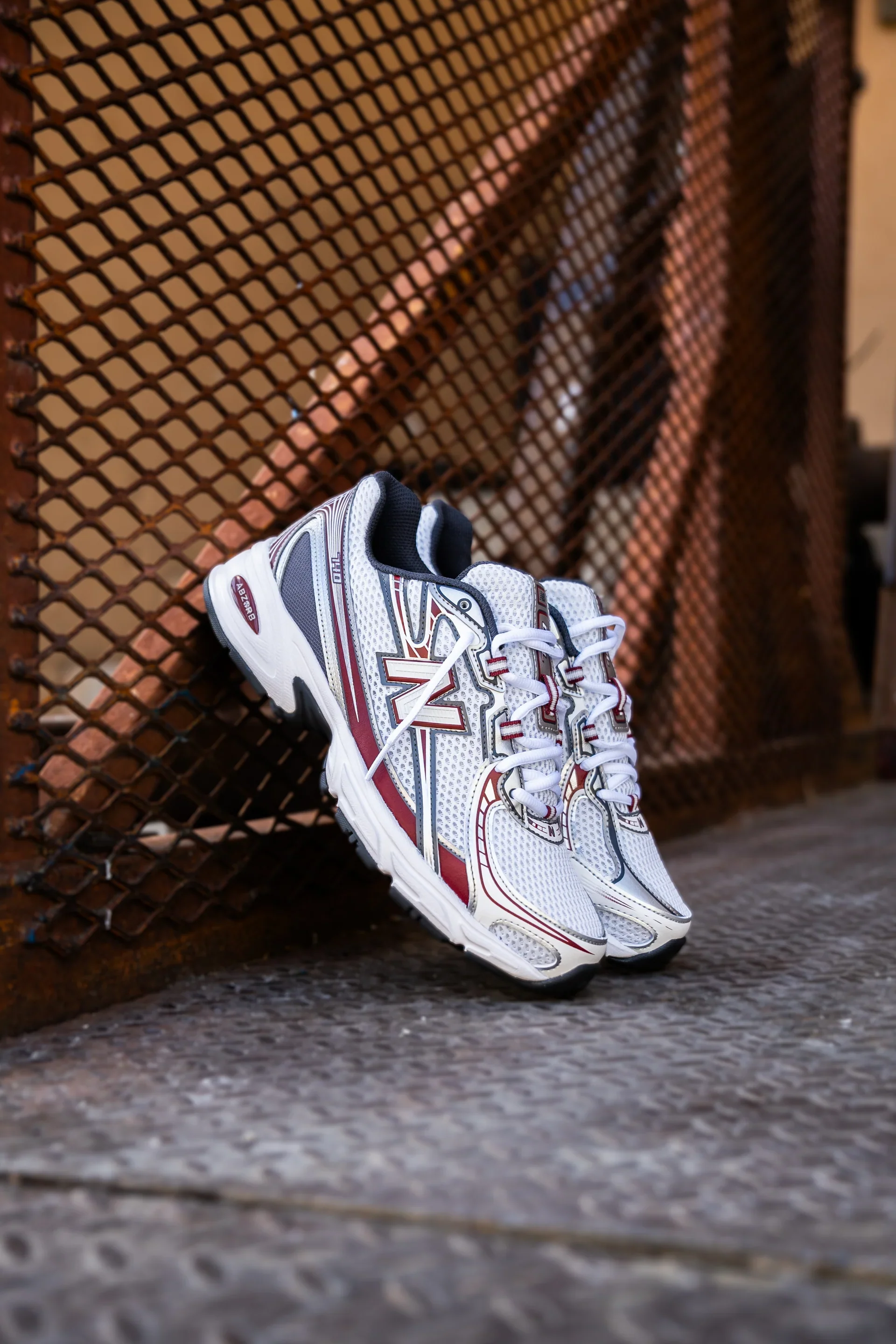 New Balance 740v2 Mercury Red Castlerock - Image 2