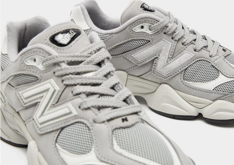 New Balance 9060 Light Grey Silver Metallic - Image 4